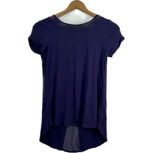 RJR John Rocha short‎ sleeve blouse, women’s size 8, lace detail